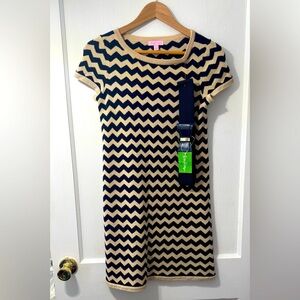 NEW Lilly Pulitzer Santana Dazzle Stripe Sweater Dress
